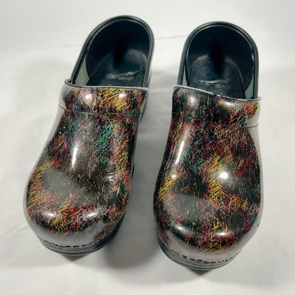 Dansko Professional Patent Leather Clogs Womens Slip On Closed Toe Sz 6.5-7 - Picture 6 of 12